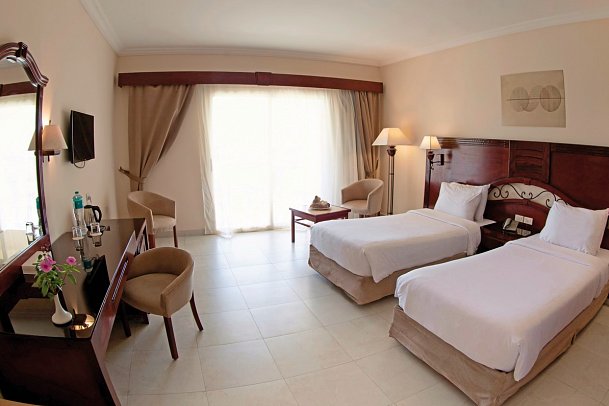 Brayka Bay Resort - Wohnbeispiel Doppelzimmer seitl. Meerblick (Zimmercodierungen DSN, DCN, DSM & DCM)