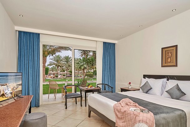 Three Corners Sea Beach Resort - Wohnbeispiel Doppelzimmer Komfort Gartenblick (Zimmercodierungen DFG & DCG)