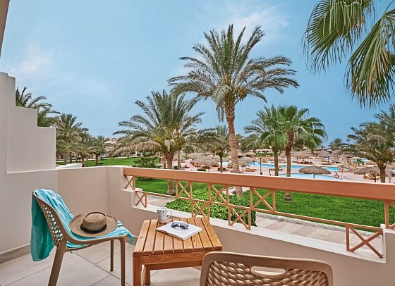 Three Corners Sea Beach Resort - Wohnbeispiel Doppelzimmer Komfort Gartenblick (Zimmercodierungen DFG & DCG)
