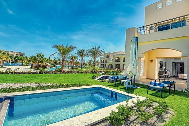 Sataya Resort - Wohnbeispiel Doppelzimmer Premium outdoor Jacuzzi (Zimmercodierung WMM)