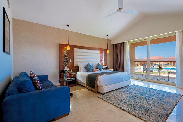 Pickalbatros Sea World Resort - Marsa Alam - Wohnbeispiel Familienzimmer Poolblick (Zimmercodierungen F2P & FF1)