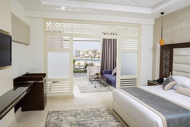 Pickalbatros Sea World Resort - Marsa Alam - Wohnbeispiel Juniorsuite Poolblick (Zimmercodierung JB1)