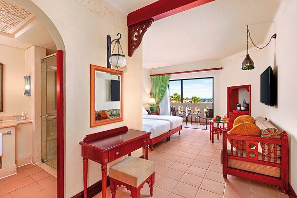 Pickalbatros Oasis Port Ghalib - Wohnbeispiel Doppelzimmer Standard Poolblick (Zimmercodierungen DGP & DCP)