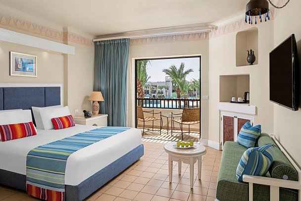 Pickalbatros Sands Port Ghalib - Wohnbeispiel Doppelzimmer Standard Poolblick (Zimmercodierungen DGP & DCP)