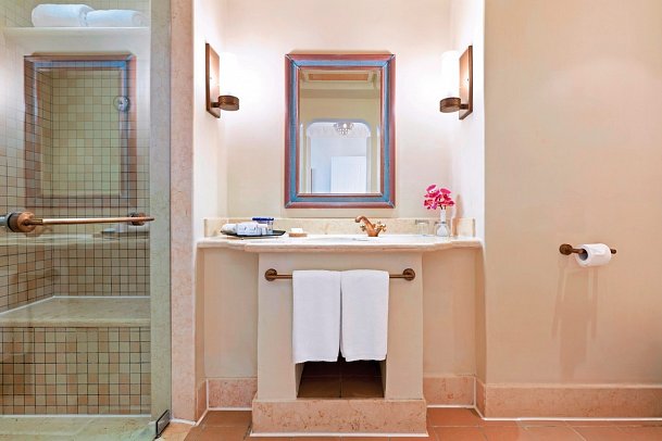 Pickalbatros Sands Port Ghalib - Beispiel Bad Doppelzimmer Standard Gartenblick (Zimmercodierungen DGG, DCG, F1G, DG1, DC1 & FG1)