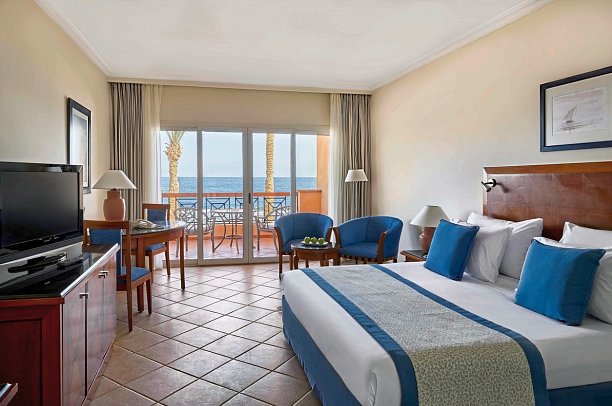 Jaz Grand Marsa - Wohnbeispiel Doppelzimmer Superior Meeresfront (Zimmercodierungen DSO & DCO)