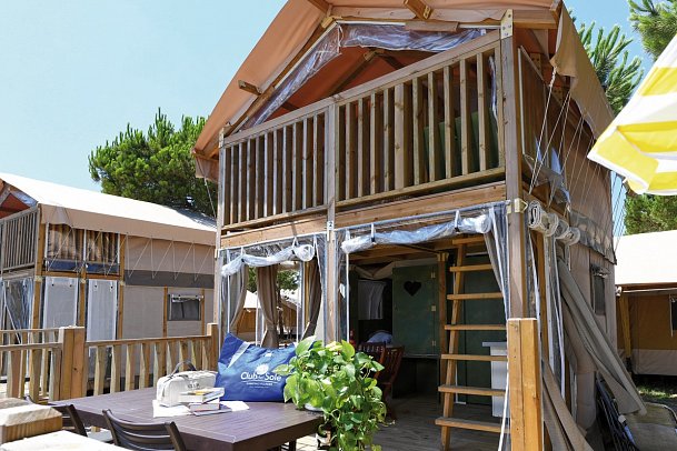 Sentido Riccione Premium Camp - Wohnbeispiel Zelt Air Lodge (Zimmercodierung CB1)