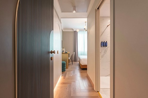 Je Rome Hotel - Wohnbeispiel Doppelzimmer Superior (Zimmercodierung DS1)