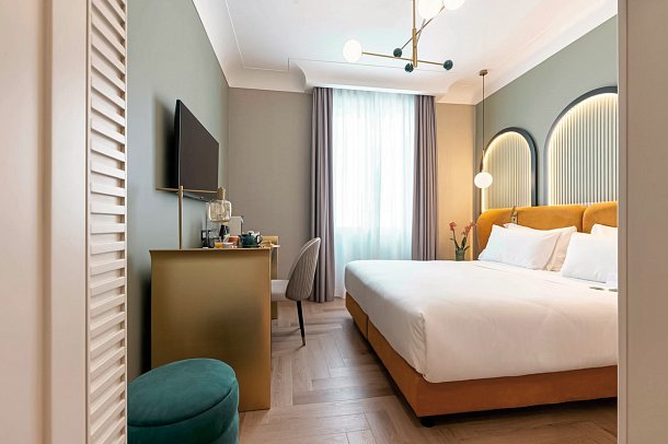 Je Rome Hotel - Wohnbeispiel Doppelzimmer Superior (Zimmercodierung DS1)