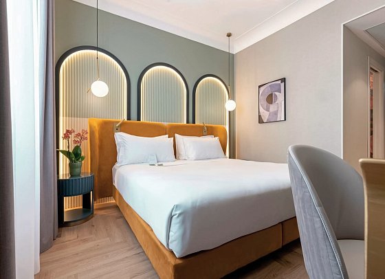 Je Rome Hotel - Wohnbeispiel Doppelzimmer Superior (Zimmercodierung DS1)
