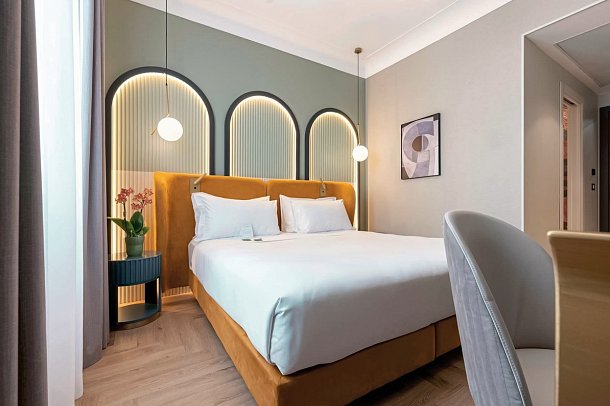 Je Rome Hotel - Wohnbeispiel Doppelzimmer Superior (Zimmercodierung DS1)