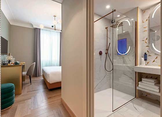 Je Rome Hotel - Wohnbeispiel Doppelzimmer Superior (Zimmercodierung DS1)