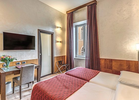 Kolbe - Wohnbeispiel Doppelzimmer mit Blick (Zimmercodierung DB2)
