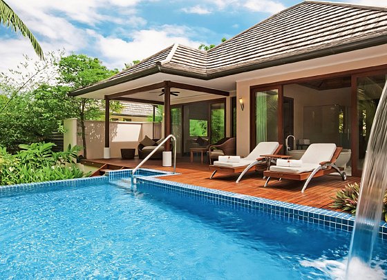 NIVA Labriz Seychelles - Wohnbeispiel Jungle Sanctuary Pool Villa (Zimmercodierungen VB1, VH1 & VX8)