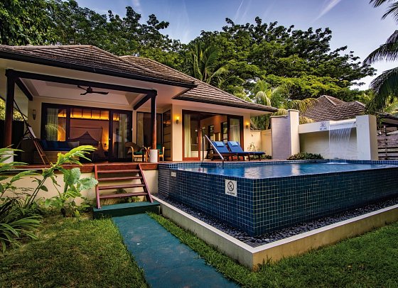 NIVA Labriz Seychelles - Wohnbeispiel Jungle Sanctuary Poolvilla (Zimmercodierungen VB1, VH1 & VX8)