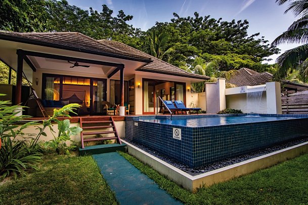 NIVA Labriz Seychelles - Wohnbeispiel Jungle Sanctuary Poolvilla (Zimmercodierungen VB1, VH1 & VX8)