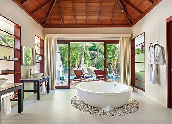 NIVA Labriz Seychelles - Wohnbeispiel Jungle Sanctuary Poolvilla (Zimmercodierungen VB1, VH1 & VX8)