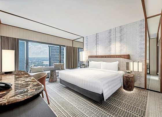 Pan Pacific Singapur - Wohnbeispiel Deluxe (Zimmercodierung UD1)