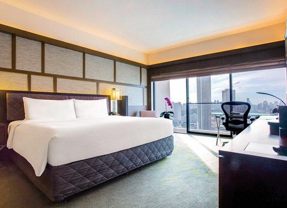 Pan Pacific Singapur - Wohnbeispiel Deluxe Panoramic (Zimmercodierung UB1)