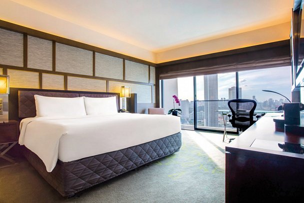 Pan Pacific Singapur - Wohnbeispiel Deluxe Panoramic (Zimmercodierung UB1)