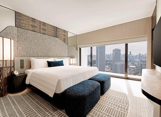Pan Pacific Singapur - Wohnbeispiel Premier Suite (Zimmercodierung WB1)