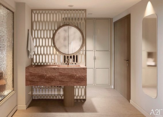 Aegean Melathron - Wohnbeispiel Doppelzimmer Deluxe Meerblick (Zimmercodierung DDM)