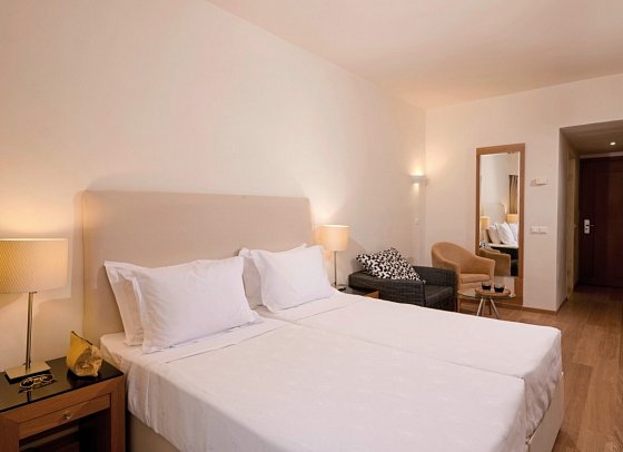 Kassandra Palace Seaside Resort - Wohnbeispiel Doppelzimmer Deluxe Gartenblick (Zimmercodierung DDG)