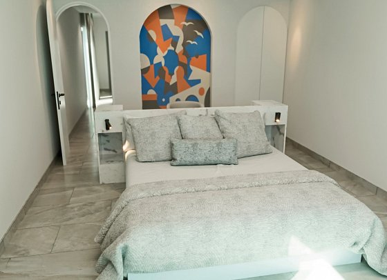 Kassandra Palace Seaside Resort - Wohnbeispiel Suite 1 Schlafzimmer Meerblick (Zimmercodierung WBM)