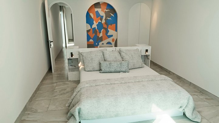 Kassandra Palace Seaside Resort - Wohnbeispiel Suite 1 Schlafzimmer Meerblick (Zimmercodierung WBM)