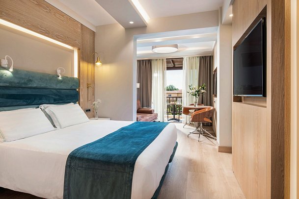 Anthemus Sea Beach Hotel & Spa - Wohnbeispiel Doppelzimmer Superior Gartenblick (Zimmercodierung DSG)