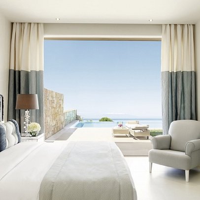 Sani Club - Wohnbeispiel Doppelzimmer Meerblick (Zimmercodierung DBM)