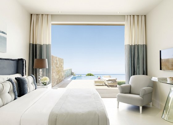 Sani Club - Wohnbeispiel Bungalowsuite 1SZ Privatpool (Zimmercodierung BBM)