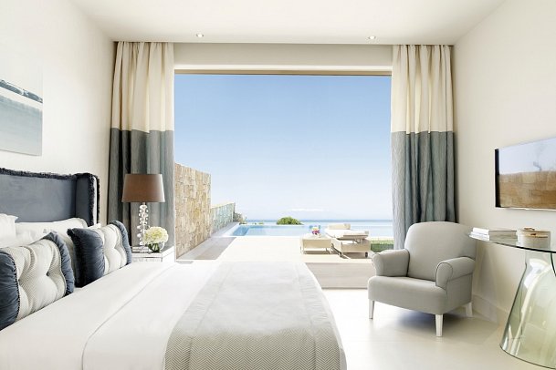 Sani Club - Wohnbeispiel Bungalowsuite 1SZ Privatpool (Zimmercodierung BBM)