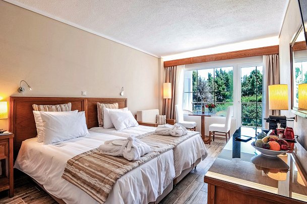 Canvas by Mitsis Alexander the Great Beach - Wohnbeispiel Doppelzimmer seitl. Meerblick (Zimmercodierung DBN)