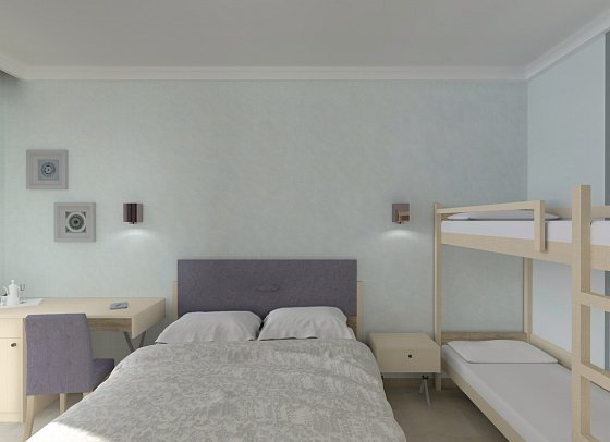Philoxenia - Wohnbeispiel Familienzimmer (FZ)
