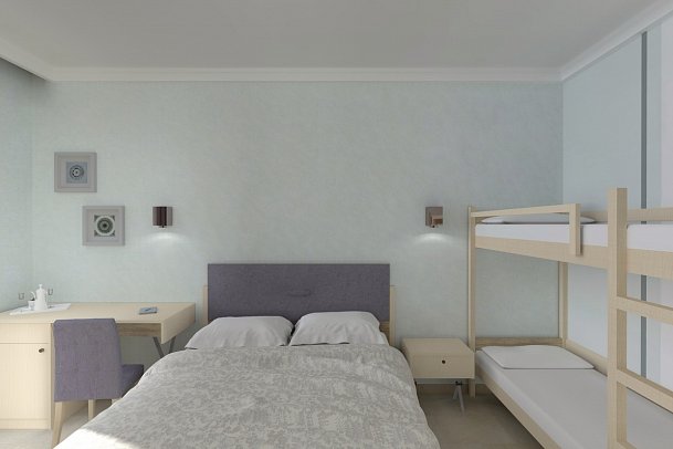 Philoxenia - Wohnbeispiel Familienzimmer (FZ)