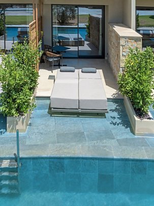 Zelia Halkidiki, Part of Destination by Hyatt - Wohnbeispiel Doppelzimmer Swim-up (Zimmercodierung DBQ)