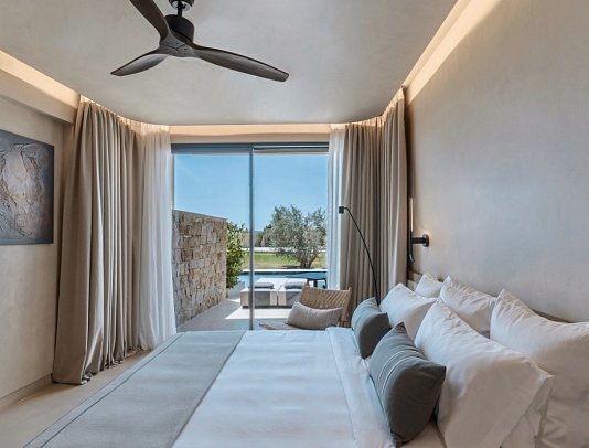 Zelia Halkidiki, Part of Destination by Hyatt - Wohnbeispiel Doppelzimmer Swim-up (Zimmercodierung DBQ)