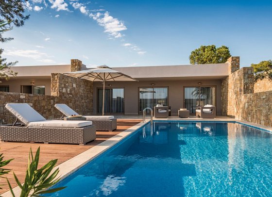 Ikos Olivia - Wohnbsp. Bungalowsuite Deluxe 2 SZ Privat Pool (Zimmercodierung BD1)