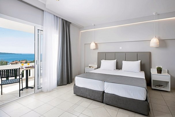 Hotel Alexandros Palace - Wohnbeispiel Juniorsuite Meerblick (Zimmercodierung JBM)