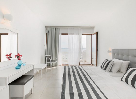 Akti Ouranoupolis - Wohnbeispiel Doppelzimmer Meerblick (Zimmercodierung DBM)