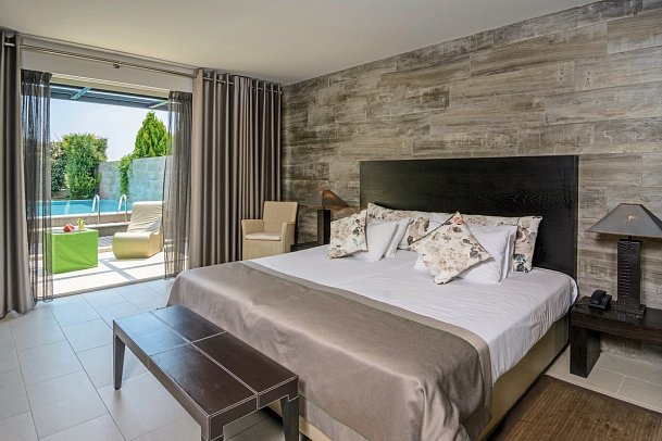 Dion Palace Resort & Spa - Wohnbeispiel Bungalow Privatpool Gartenblick (Zimmercodierung BBR)