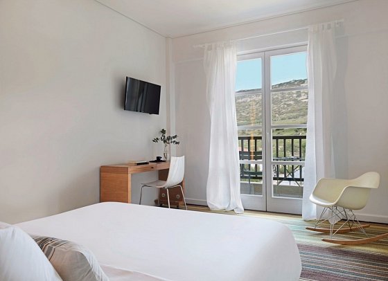 Doryssa Seaside Resort - Wohnbeispiel Doppelzimmer Deluxe Gartenblick (Zimmercodierung DDG)