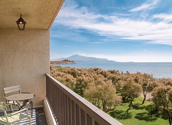 Doryssa Seaside Resort - Beispiel Balkon (Zimmercodierung DDM)