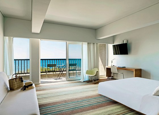 Doryssa Seaside Resort - Wohnbeispiel Juniorsuite Deluxe Meerblick (Zimmercodierung JDM)