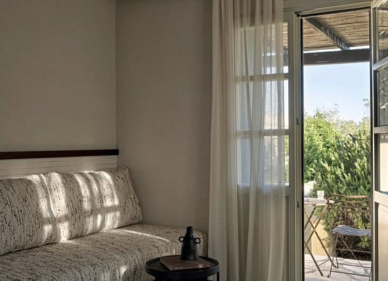 Doryssa Seaside Resort - Wohnbeispiel Doppelzimmer Village Gartenblick (Zimmercodierung D1G)