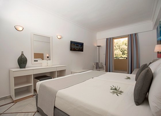 Samaina Inn - Wohnbeispiel Doppelzimmer Gartenblick (Zimmercodierung D1G)