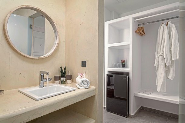 Naftilos Boutique Hotel - Beispiel Bad (Zimmercodierung DSM)