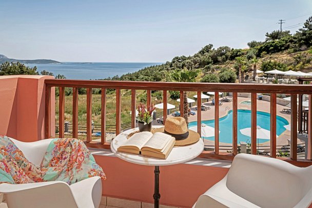 Naftilos Boutique Hotel - Beispiel Balkon (Zimmercodierung D1M)