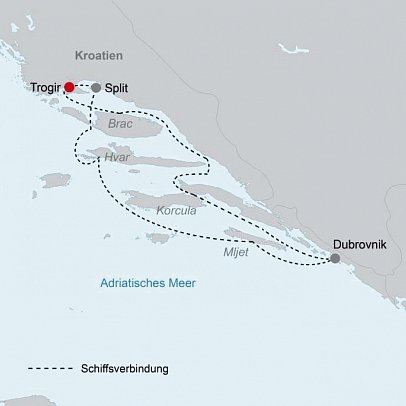 Kreuzfahrt Highlights Dalmatien